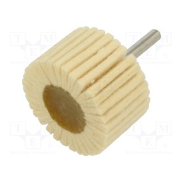 1 pcs x ABRA BETA - 1235306 - Wheel, for polishing metals, felt, Mounting: rod 6mm, with lever