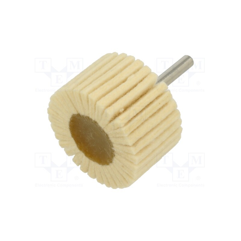 1 pcs x ABRA BETA - 1235306 - Wheel, for polishing metals, felt, Mounting: rod 6mm, with lever