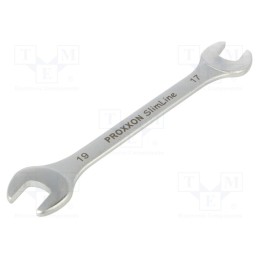 1 pcs x PROXXON - 23848 - Wrench, spanner, 17mm,19mm, Chrom-vanadium steel, SlimLine