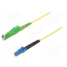 1 pcs x FIBRAIN - G-LC-E2A-S-003.0-SX-D-18Y - Fiber patch cord, E2/APC,LC/UPC, 3m, Optical fiber: 9/125um, Gold