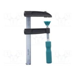 1 pcs x WOLFCRAFT - 3607000 - Universal clamp, cast zinc, Grip capac: max.100mm, D: 50mm, SZ