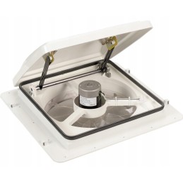 Roof window 40x40 Maxfan white 12v with fan