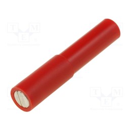 1 pcs x ELECTRO-PJP - ADAMAGNETD7F4-RT - Magnetic cap, 12A, 70V, red, Socket size: 4mm, Overall len: 35mm