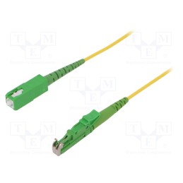 1 pcs x FIBRAIN - G-SCA-E2A-S-003.0-SX-D-18-Y - Fiber patch cord, E2/APC,SC/APC, 3m, Optical fiber: 9/125um, Gold