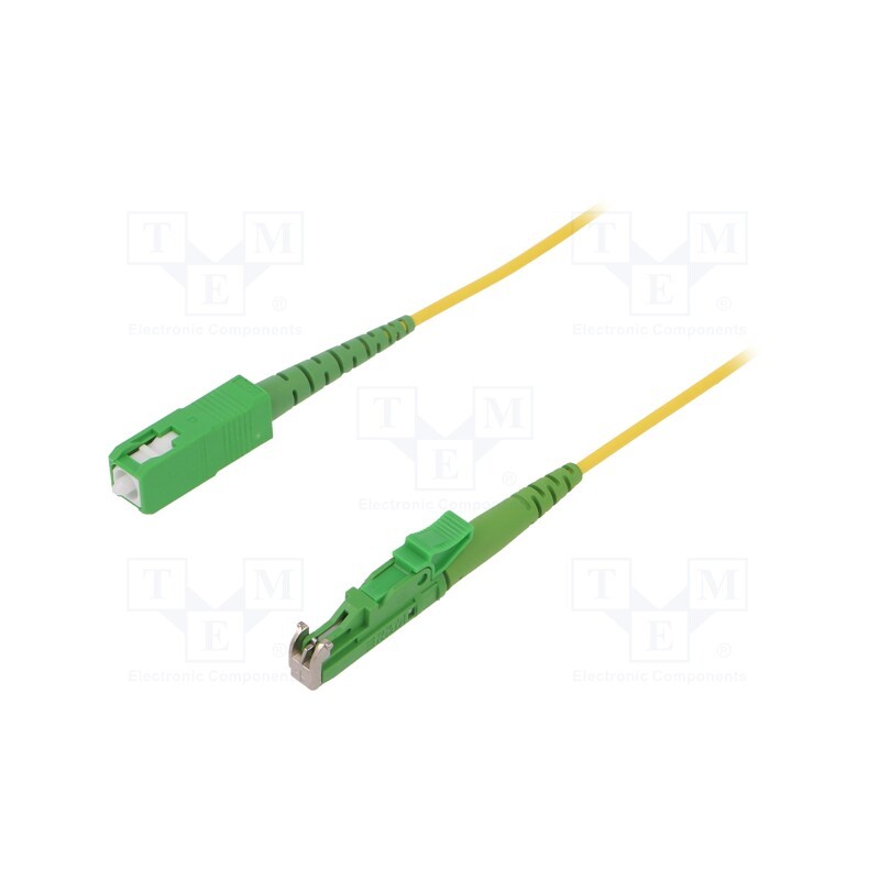 1 pcs x FIBRAIN - G-SCA-E2A-S-003.0-SX-D-18-Y - Fiber patch cord, E2/APC,SC/APC, 3m, Optical fiber: 9/125um, Gold