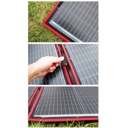 Portable foldable solar panel 12v 80w for travel