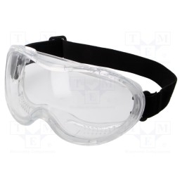 1 pcs x LAHTI PRO - L1510500 - Safety goggles, Lens: transparent, Protection class: BT