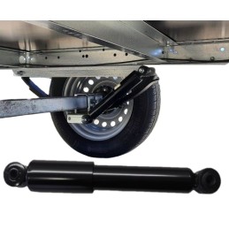 Gas shock absorber of the sprung trailer axle, short trailer, 345mm, 1 pc