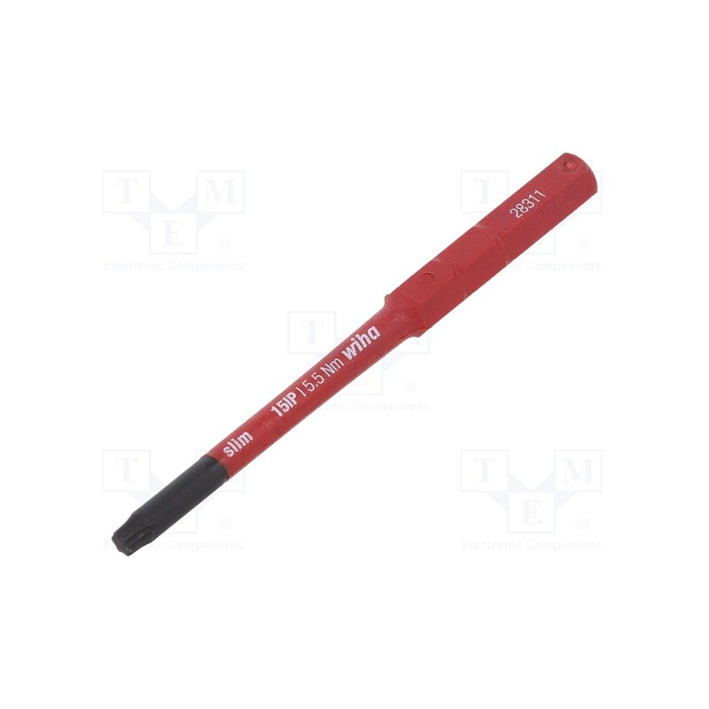 1 pcs x WIHA - 43149 - Interchangeable blade, Torx® PLUS, 15IP, max.5.5Nm, 1kVAC