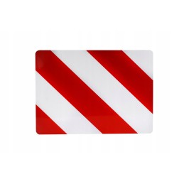 Warning board, dimensions truck trailer 30x40 l