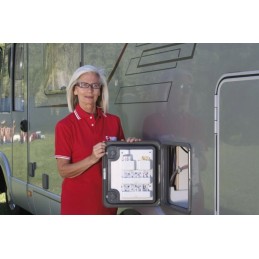 Poles for service doors of fiamma toilets