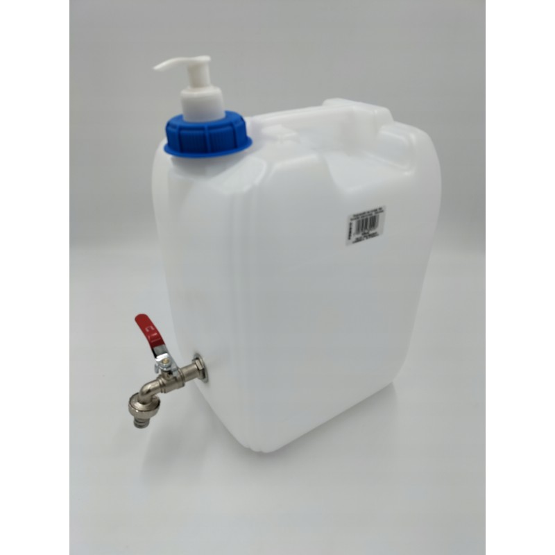 Banka canister, 10l water container with tap, soap dispenser