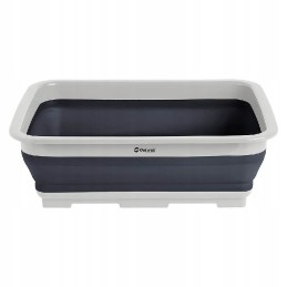 Folding outwell travel bowl for a camper