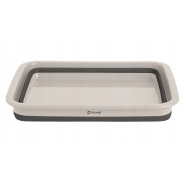 Folding outwell travel bowl for a camper