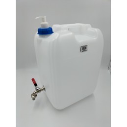 Banka canister, 20l water container with tap, soap dispenser