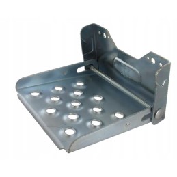 Side step folded into the trailer