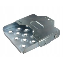 Side step folded into the trailer