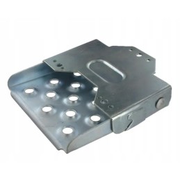 Side step folded into the trailer