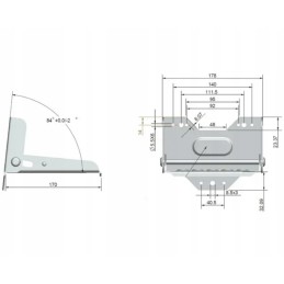 Side step folded into the trailer