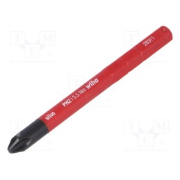 1 pcs x WIHA - 34584 - Interchangeable blade, Phillips, insulated, PH2, 75mm, max.5.5Nm