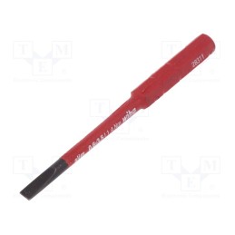 1 pcs x WIHA - 41159 - Interchangeable blade, slot, insulated, 3,5x0,6mm, 75mm, 1kVAC