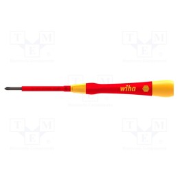 1 pcs x WIHA - 42378 - Screwdriver, insulated,precision, Phillips, PH0, 1kVAC