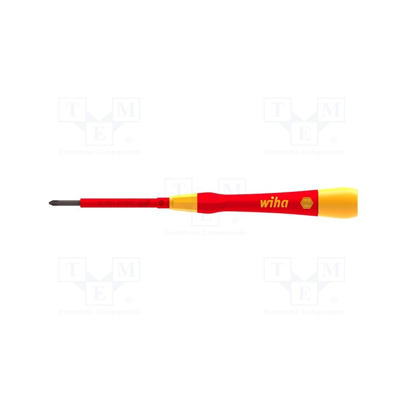 1 pcs x WIHA - 42378 - Screwdriver, insulated,precision, Phillips, PH0, 1kVAC