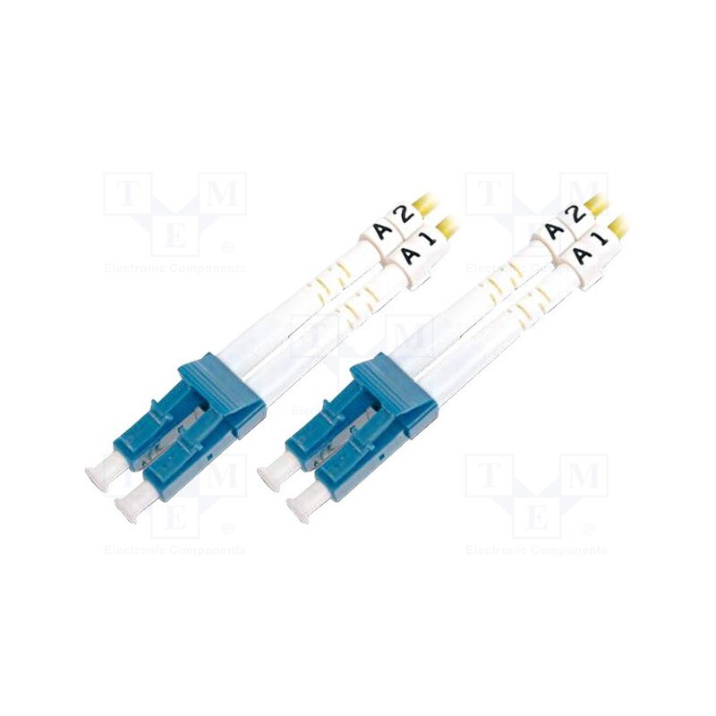 1 pcs x DIGITUS - DK-2933-03 - Fiber patch cord, OS2, LC/UPC,both sides, 3m, LSZH, yellow