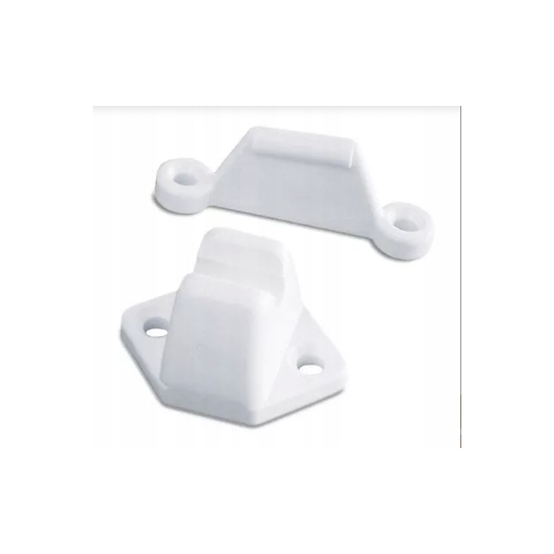 White side entrance door lock