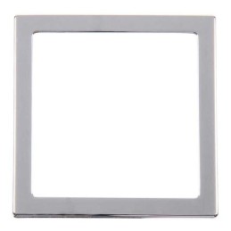 Single frame 62x62, shiny chrome in the frame