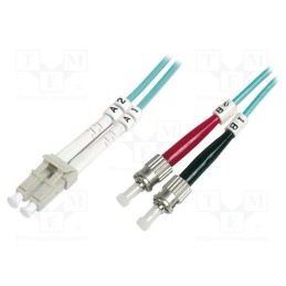1 pcs x DIGITUS - DK-2531-01/3 - Fiber patch cord, OM3, LC/UPC,ST/UPC, 1m, Optical fiber: 50/125um