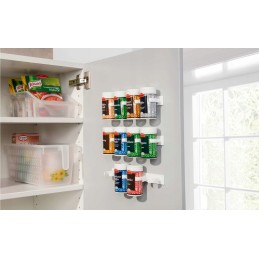 Spice rack for cabinet doors, 3 pcs