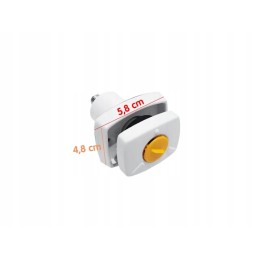 HSC storage compartment hatch service flap lock without insert