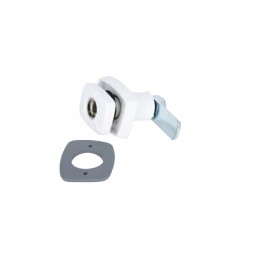 HSC storage compartment hatch service flap lock without insert