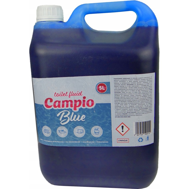 Liquid concentrate for tourist toilets inblue 5l