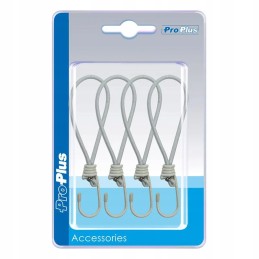 Stretch the elastic cord to the vestibule tent hook