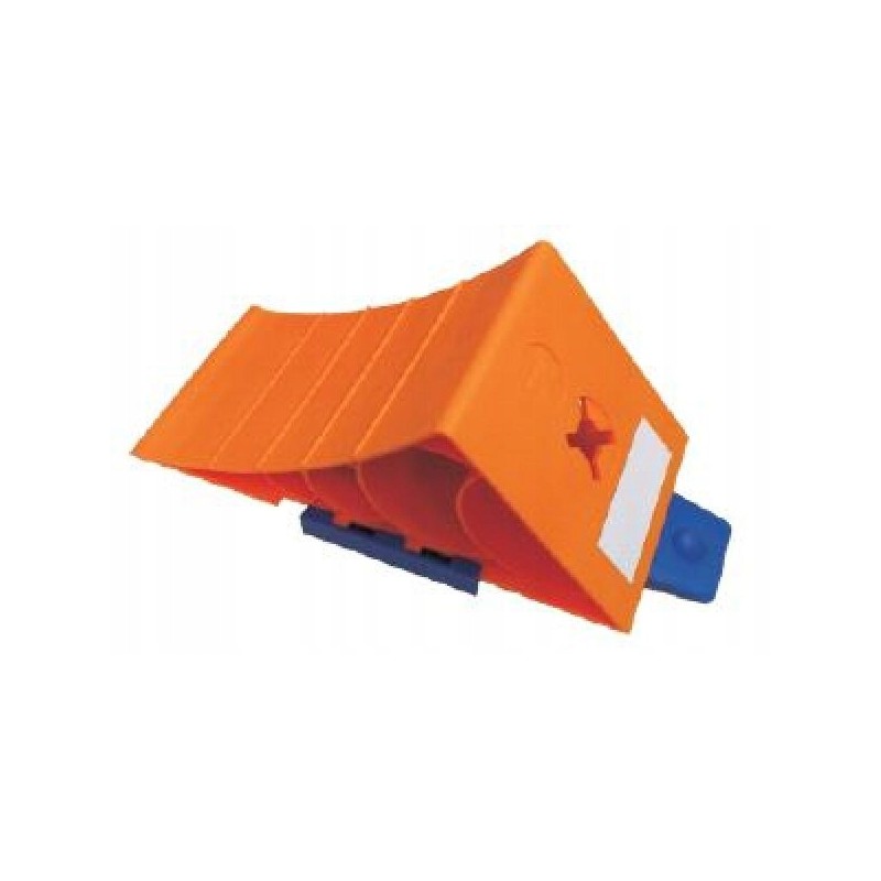 Wheel chock for Steelpress Wawa trailer