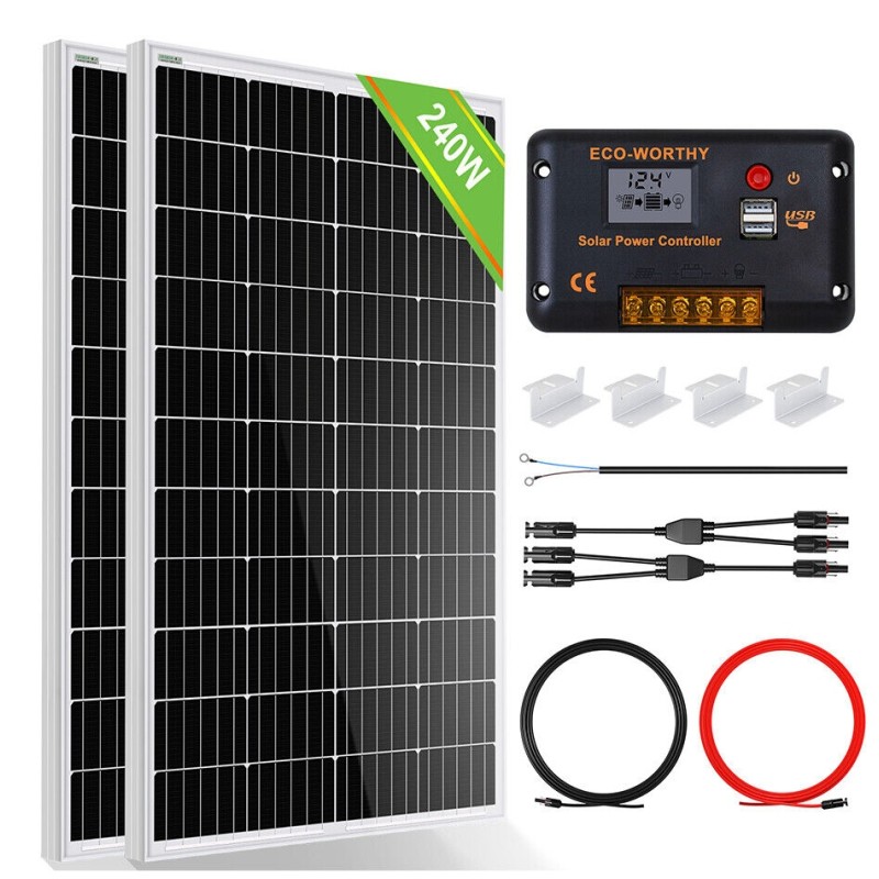 Photovoltaic solar panel module 120w regulator