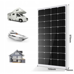 Photovoltaic solar panel module 120w regulator