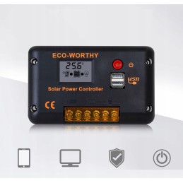Photovoltaic solar panel module 120w regulator