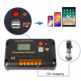 Photovoltaic solar panel module 120w regulator