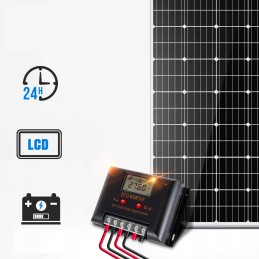 Photovoltaic solar panel module 120w regulator