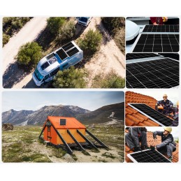 Photovoltaic solar panel module 120w regulator