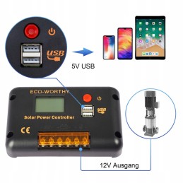 Photovoltaic solar panel module 120w regulator