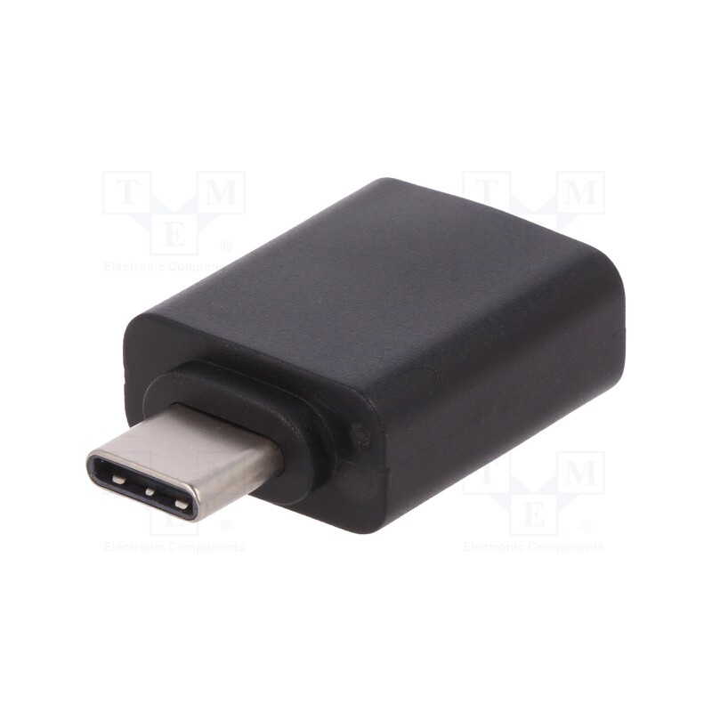 1 pcs x DIGITUS - AK-300506-000-S - Adapter, USB 3.0, USB A socket,USB C plug, nickel plated, 5Gbps