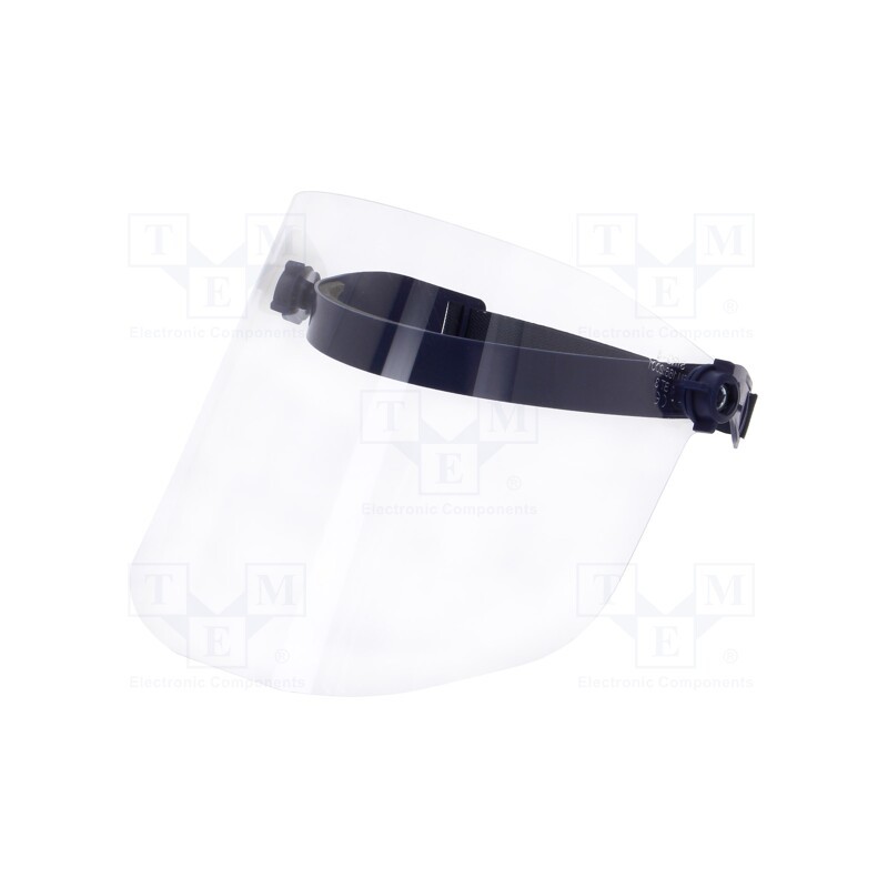 1 pcs x LAHTI PRO - L1520100 - Face protection, 1mm, hinged visor,adjustable head strap
