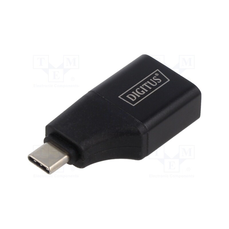 1 pcs x DIGITUS - AK-300450-000-S - Adapter, HDMI socket,USB C plug, gold-plated, black