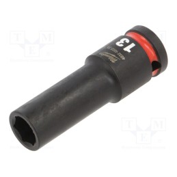 1 pcs x Milwaukee - 4932480331 - Socket, 6-angles,socket spanner,impact, HEX 13mm, 1/2', long