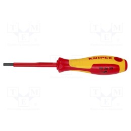 1 pcs x KNIPEX - 98 26 25 - Screwdriver, insulated, Torx®, TX25, Blade length: 80mm, 1kVAC