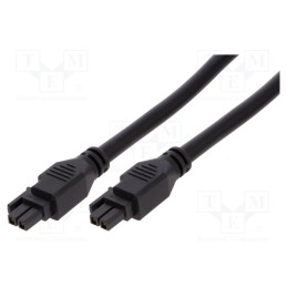 1 pcs x MOLEX - 2451360205 - Cable, Mega-Fit, female, PIN: 2, Len: 0.5m, 18A, Insulation: PVC, 300V